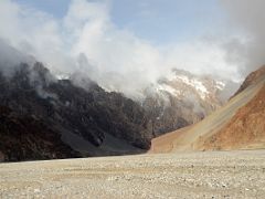 10 Clearing Weather Ahead In Wide Shaksgam Valley Between Kerqin And River Junction Camps On Trek To K2 North Face In China